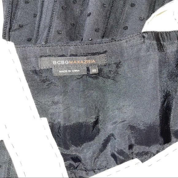 BCBGMaxAzria Black & Ivory Dress Sz XS - Picture 5 of 7